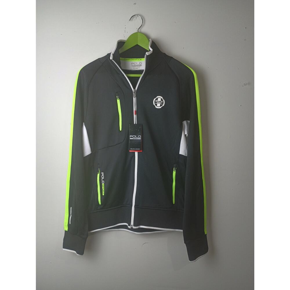 Ralph Lauren Polo Sport Performance Zip Jacket Neon‎ Trim NWT Small Outdoors
